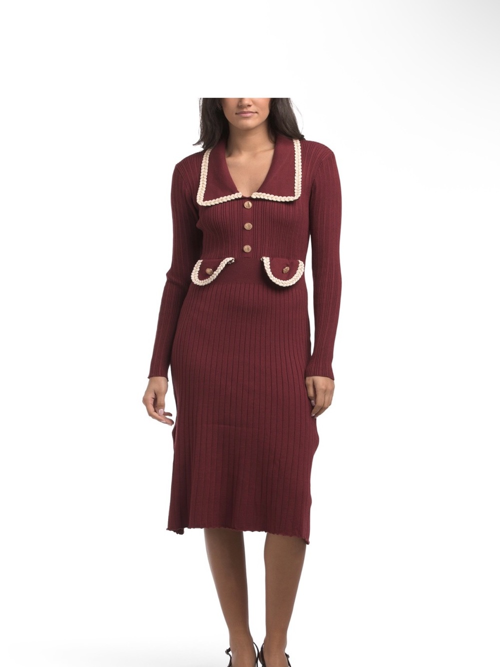 NWOT Dalia Macphee long sleeve sweater dress